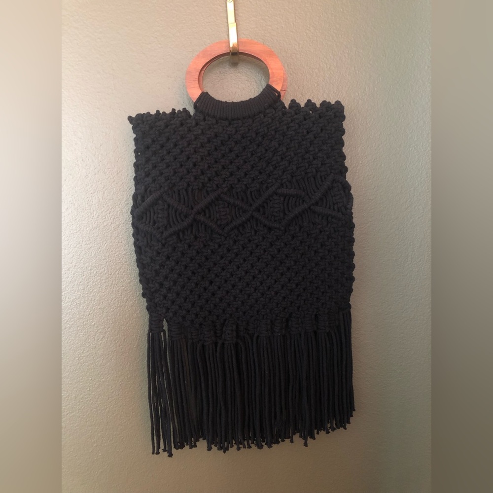 Danielle Nicole Macrame Handbag - image 4